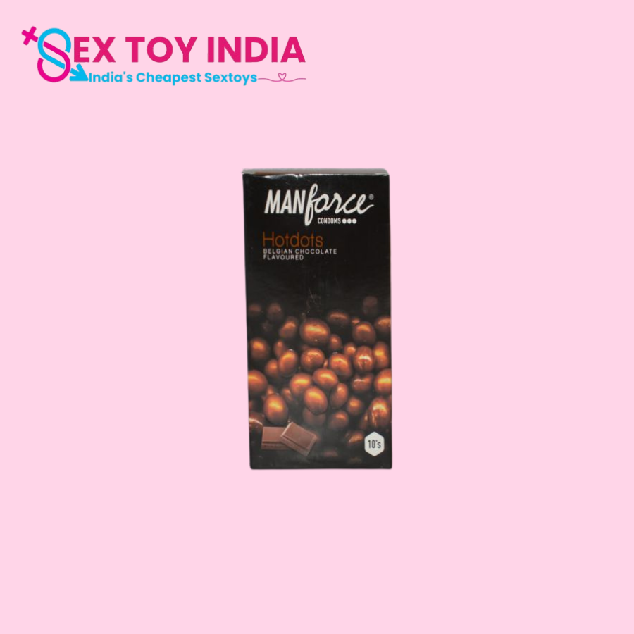 MANFORCE Premium Hotdots Belgian Chocolate Condoms