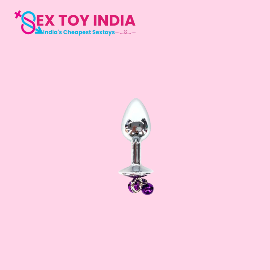 Stainless steel bell anal plug S size